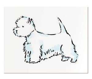 West Highland White Terrier - 8x10" art print