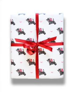 Scotties gift wrap by Capri Luna